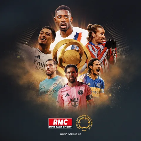 Logo RMC 100% coupe du monde des clubs